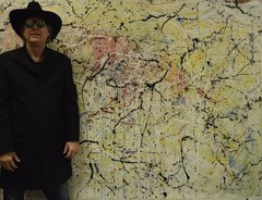 Jackson Pollock Style Giant Canvas Painting 84”X62” (7 Foot) Abstract Modern XL
