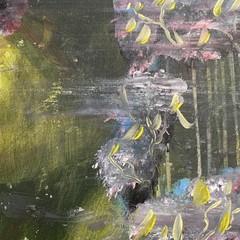 Original Acrylic Painting on canvas 16”x 20” COA Signed By Juan Corral