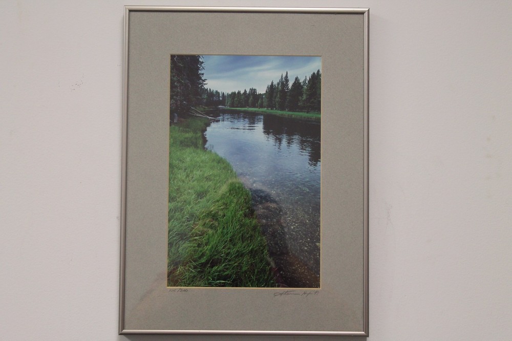 River Stream Forest Aluminium Framed Photography 1993 16“ X 12“