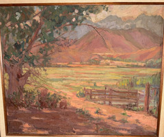 American Impressionist Signed Hoffman Oil painting Antique painted 1920’s