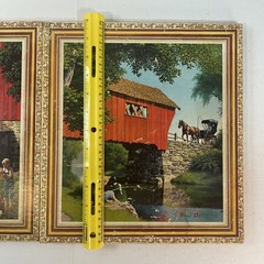 Paul Detlefsen Replica Paintings On Particle Board Lot Of 2