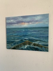 2026 High Seas Oil Painting By Gina Vann Large