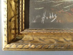LARGE ORIGINAL LANDSCAPE PASTEL PAINTING – GEORGE THOMPSON HOBBS (1846-1929)