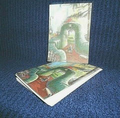 ORIG. Acrylic ARTWORK textured canvas aqua „Fragrant“ 8×10 by Steven G. Graff