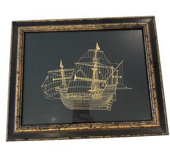 Vintage’78 The Sao Gabriel Pure Gold On Sterling Royal Geographical Society Art