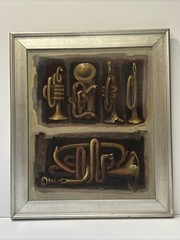 Mid Century Painting Instruments Exhibited Music Modernism Musical Sotomayor