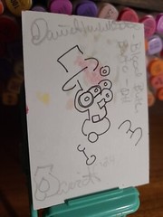 Original Aceo Painting Zombie Bart Simpson Low Brow Blood Donation Severed Hand