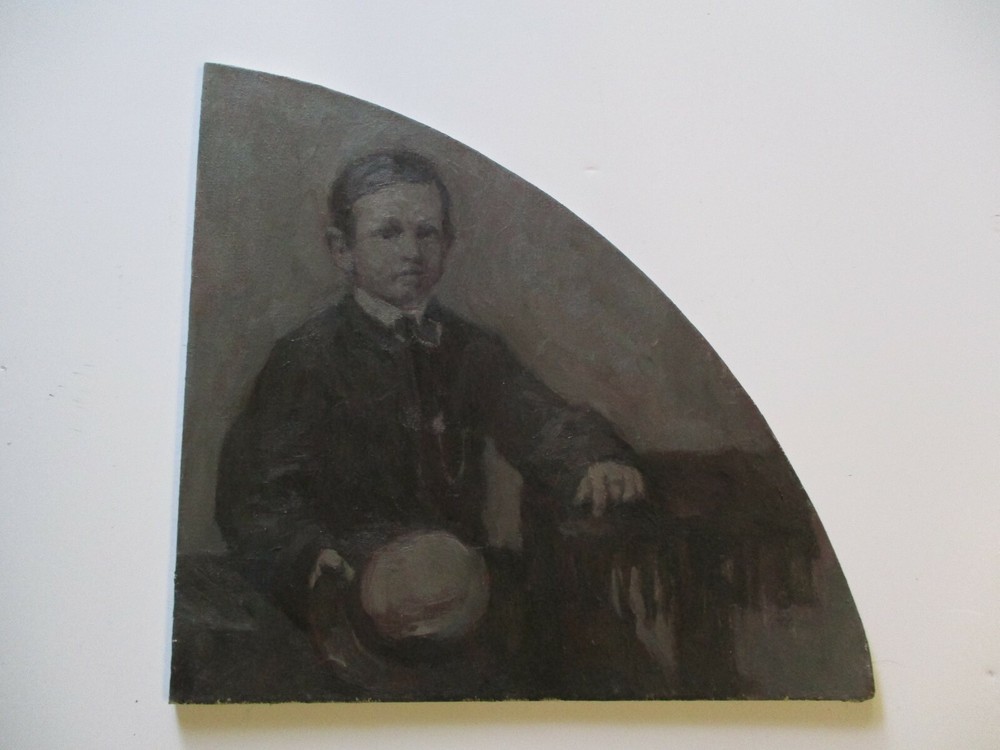 MYSTERY ARTIST VINTAGE IMPRESSIONIST AMERICAN PORTRAIT WPA STYLE FAMOUS PEOPLE
