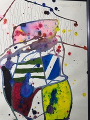 Tim Aanensen 2011 „Abstract Composition“ Mixed Media Painting – Signed/Framed