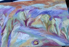 Enchanted Forest ”An Original , Large Acrylic Painting 36”x24”