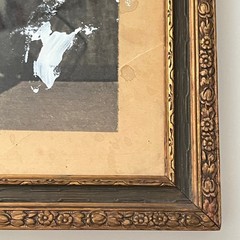 Original Mixed Media Modern Art Collage „Genesic“ 11.5×16.5″ Signed