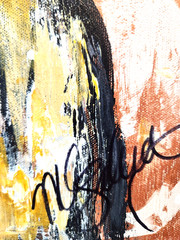 Desert Muse Painting 20×20 Original Southwest Figure Wall Art M Isaksen