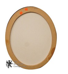 Oval Oil Painting Childs Portrait Signed by Marie Thompson Original 20″