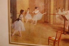 FRAMED MATTED EDGAR DEGAS COLOR ART PRINT „THE DANCE FOYER AT THE OPERA (1872)“