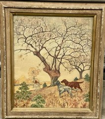 Watercolor Painting By Ellen Favorin (Finland, 1853-1919) Antique