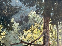 Gorgeous Impressionism Painting Landscape Hat Brennan American Listed Washington