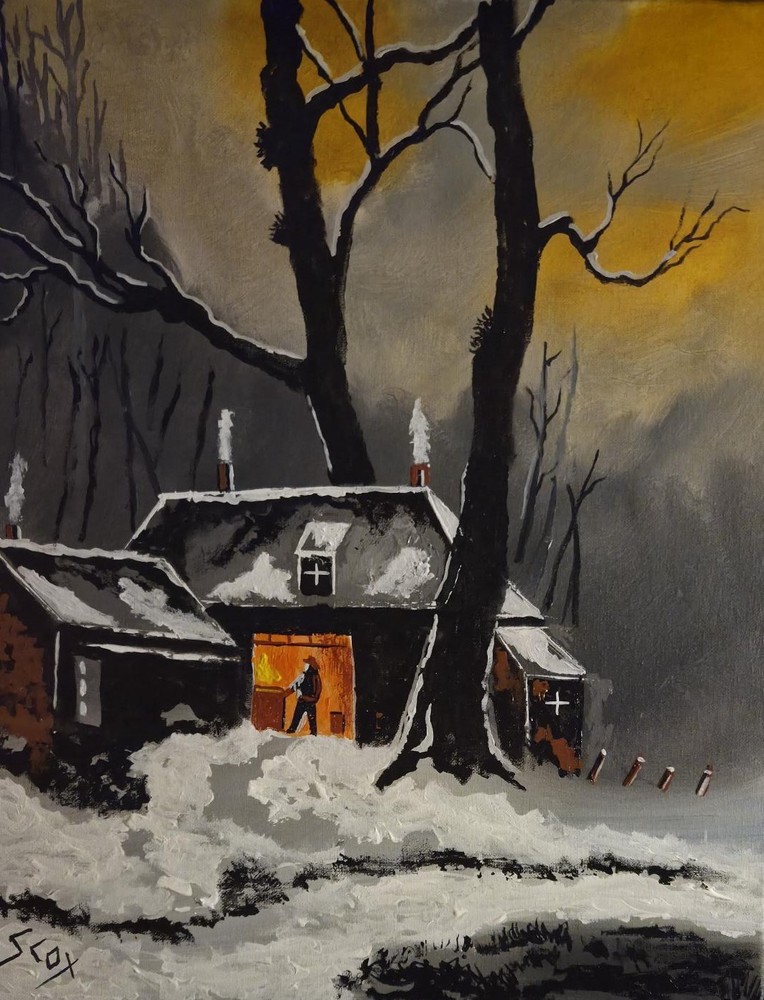 original acrylic painting on canvas 16 by 20