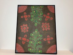 Lizze Moss Pwerle „Untitled“ Acrylic on Linen Exclusive Aboriginal Art