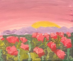 Impressionist Acrylic Painting on Canvas