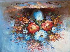 Original Oil Painting – Vase of Flowers