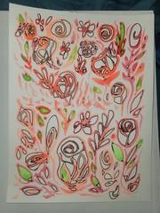 Tajin- Original Watercolor Painting With Acrylic Paint Marker Details
