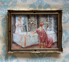 antique gilded wood frame, for paintings or photographs