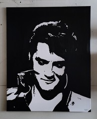 24×30 Portrait Painting Of Elvis Presley