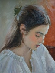 „Shy Innocence“ a portrait (original oil painting)