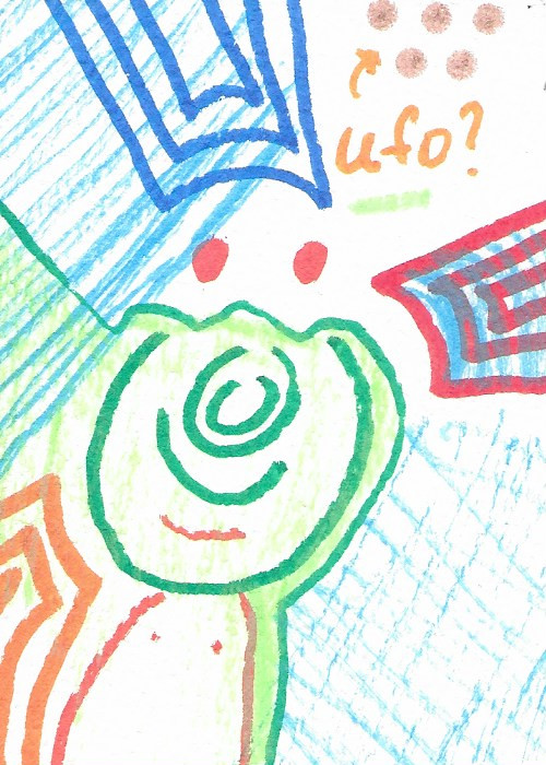 ACEO ATC CARD „abductio“ REASOR Original Abstract Painting 2.5×3.5