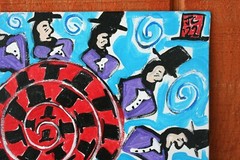 ABE LINCOLN A-ROUND Jr CHARLIE FAST OUTSIDER POLITICAL FOLK POP ART PRESIDENT