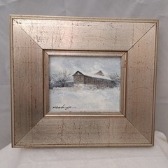 Paul Scarborough Original Acrylic On Board Framed Chadds Ford Artist Cold Front