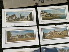 100 YEAR JOHANN JAKOB SCHNEIDER 12 PRINT WATERCOLORS 1822-1889 BASEL SWITZERLAND