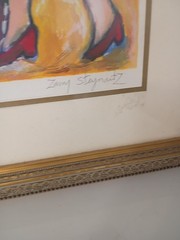 Zamy Steynowitz Jewish Wedding Acrylic on Linen Artists Proof Framed