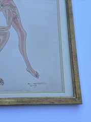 HANS WERNER PAINTING MID CENTURY MODERN SURREALISM NEW MEXICO CUBISM MOBILE NUDE