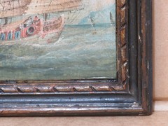 Chinese Junk Marine 1800s Hong Kong China
