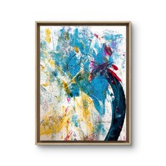 10″x13″ Modern Abstract Expressionist Original Art Design