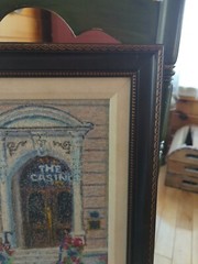 Original Margaret D. Hassett Artist „The Casino Doorway ‚ Oil Pastel On Canvas