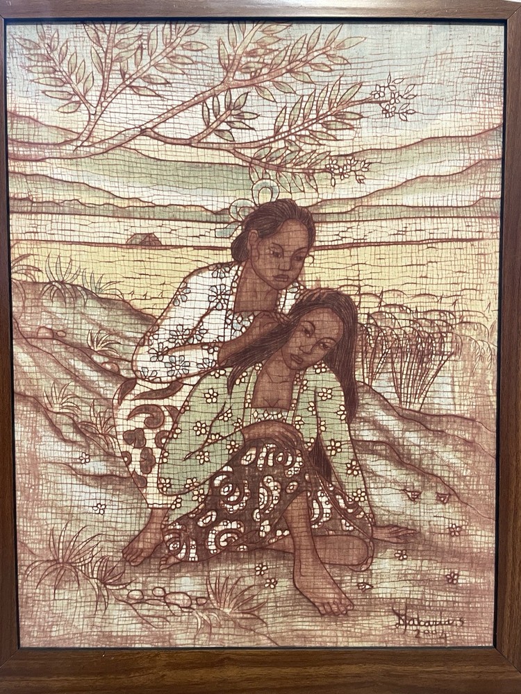 Framed Batik Painting, Dzakaria 2004