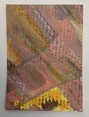 ACEO art card Original 2.5” X 3.5” One Of A Kind Mixed Media Signed By Artist!