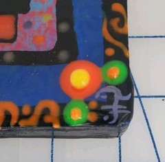 Glenn Fox SPRINGFIELD Painting Abstract Mix Original Glows In The Dark Sign 2012