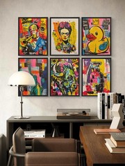 Faris Art -Fiuer Brudes- 11×14 : Neo Expressionism Original Artwork on Canvas